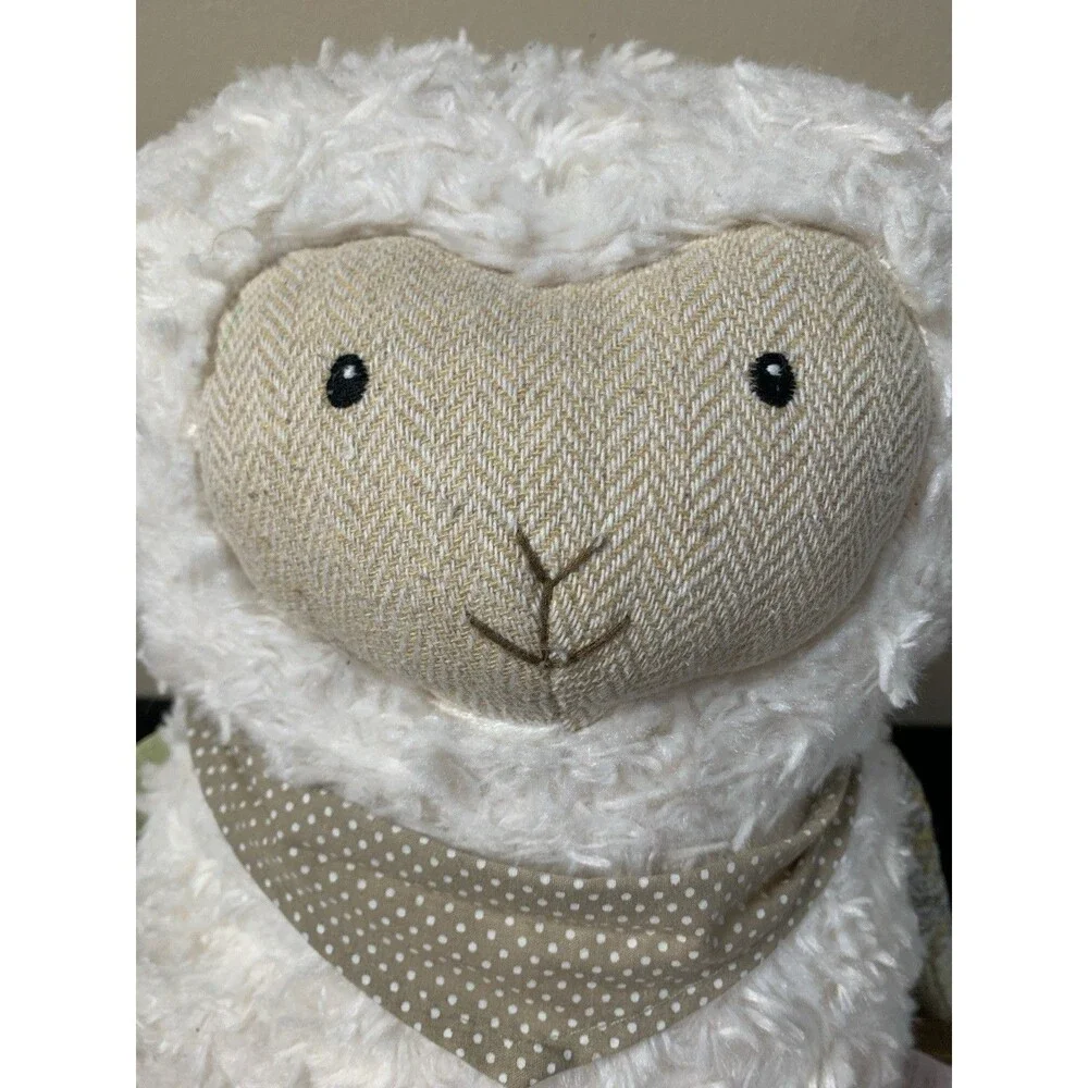 Pier 1 Imports Juniper Sheep Lamb Ivory Plush Pillow Stuffed Animal
